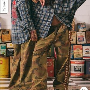 Sabbi Canvas Heart Pants Camo